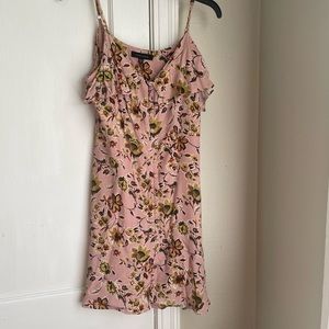 Sanctuary button-through floral dress size xs